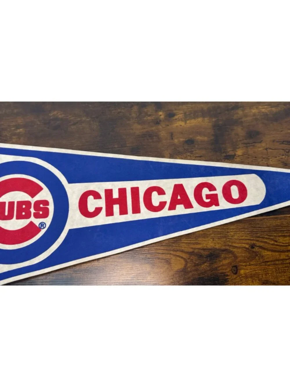 Chicago Cubs MLB Vintage Felt Pennant Logo Sports Memorabilia 30 inches